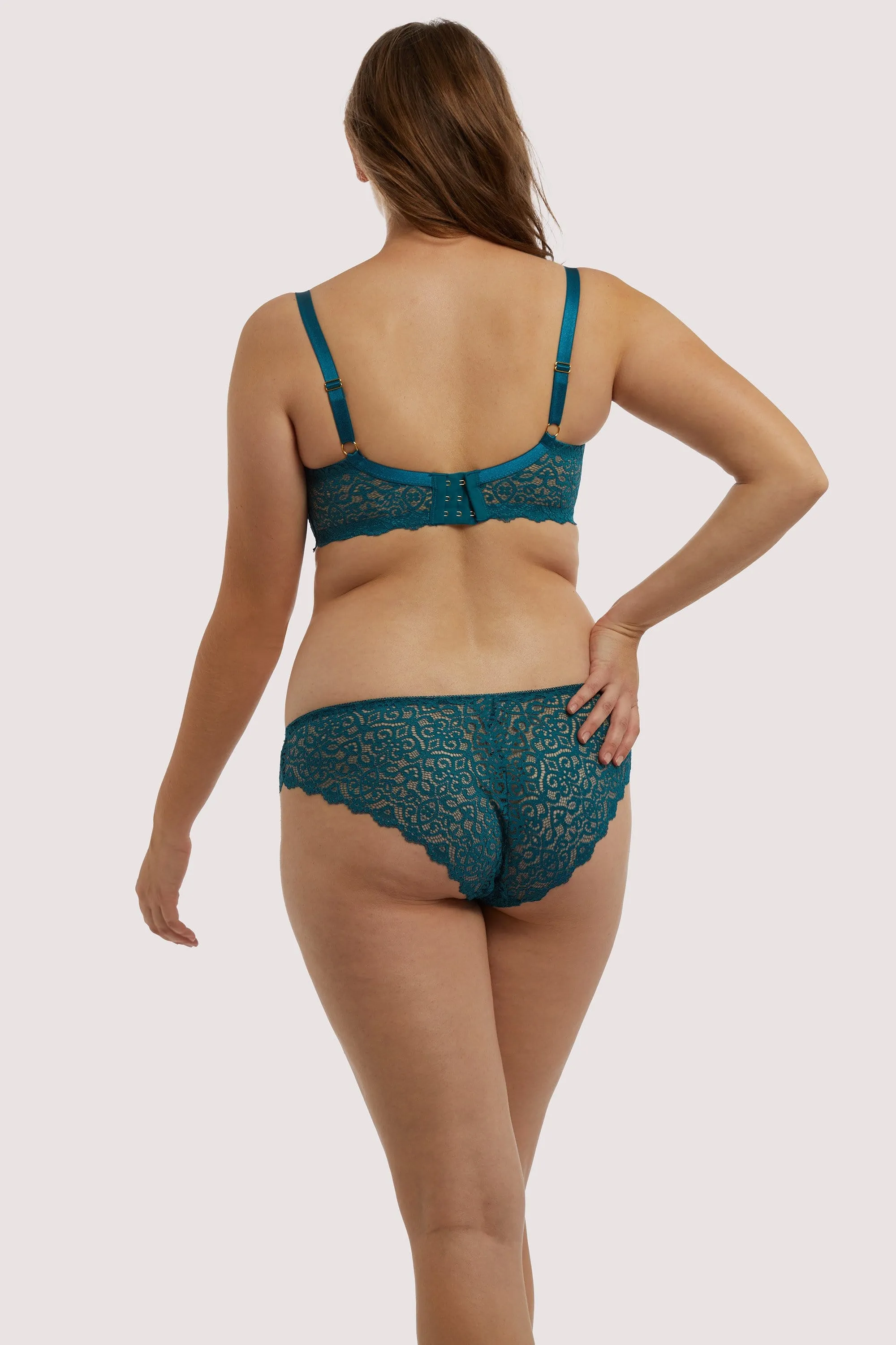 Ariana Teal Everyday Lace Bra