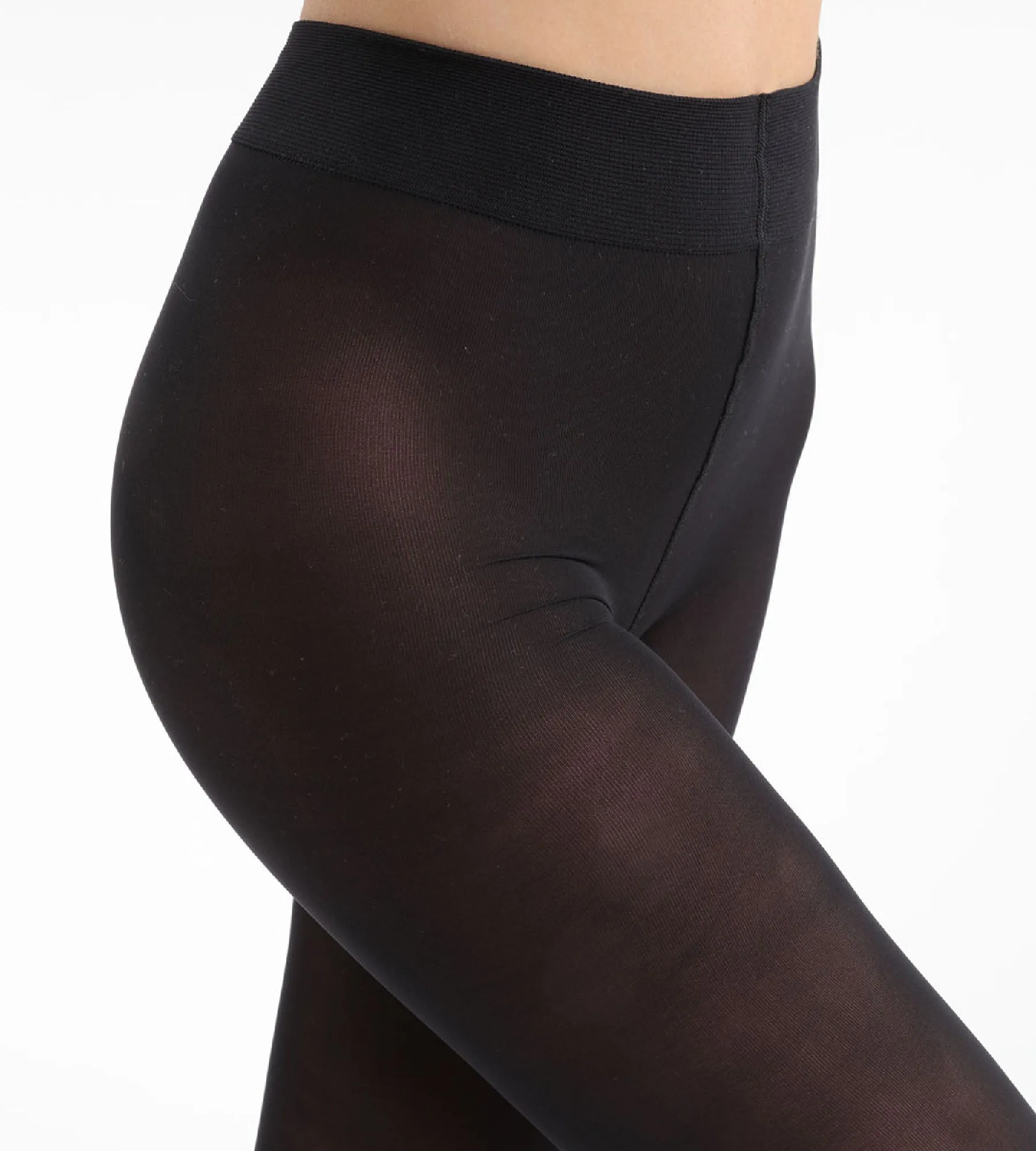 Black DIM Signature Semi-Opaque Douceur 40 velour tights