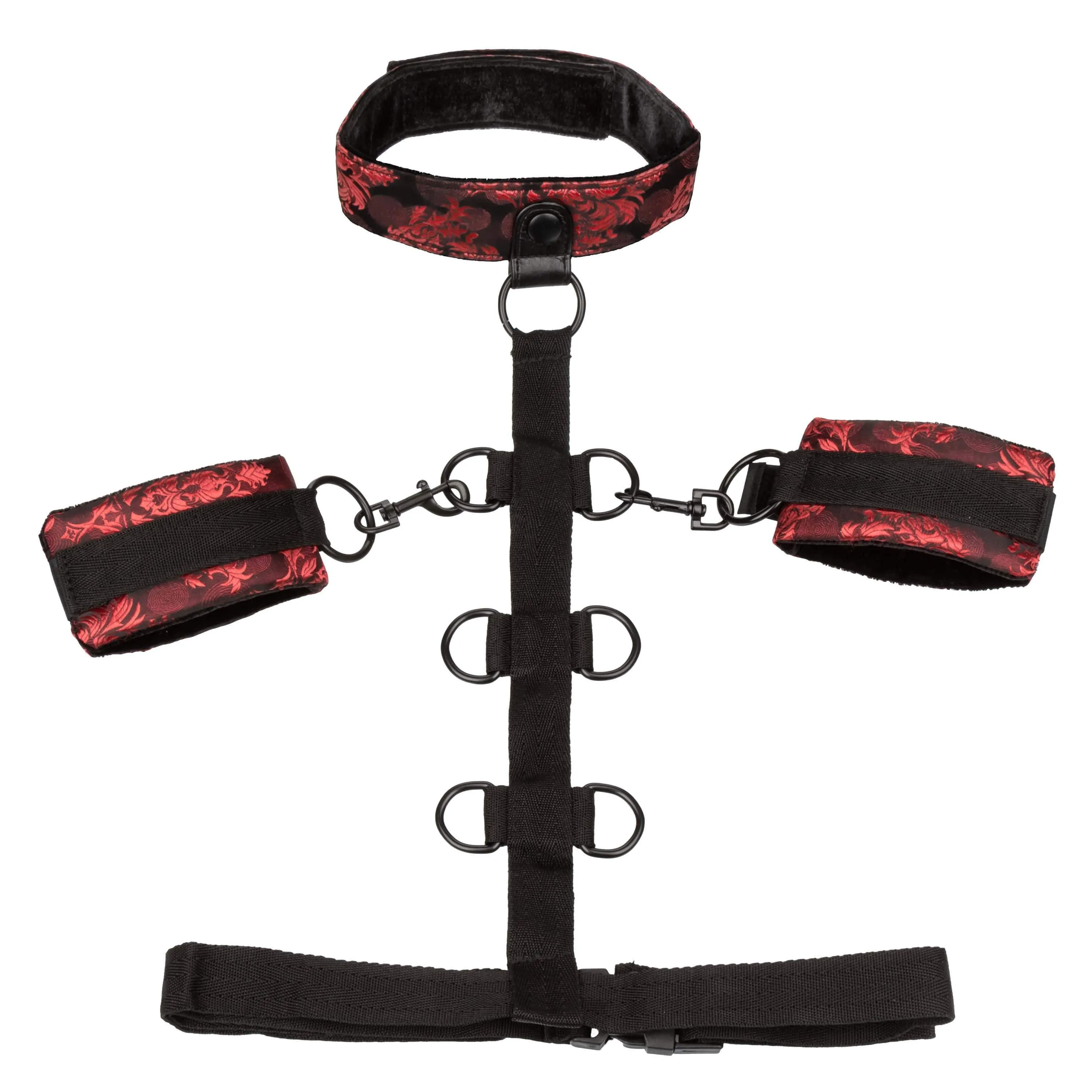 California Exotics - BDSM Scandal Collar Body Restraint (Black)
