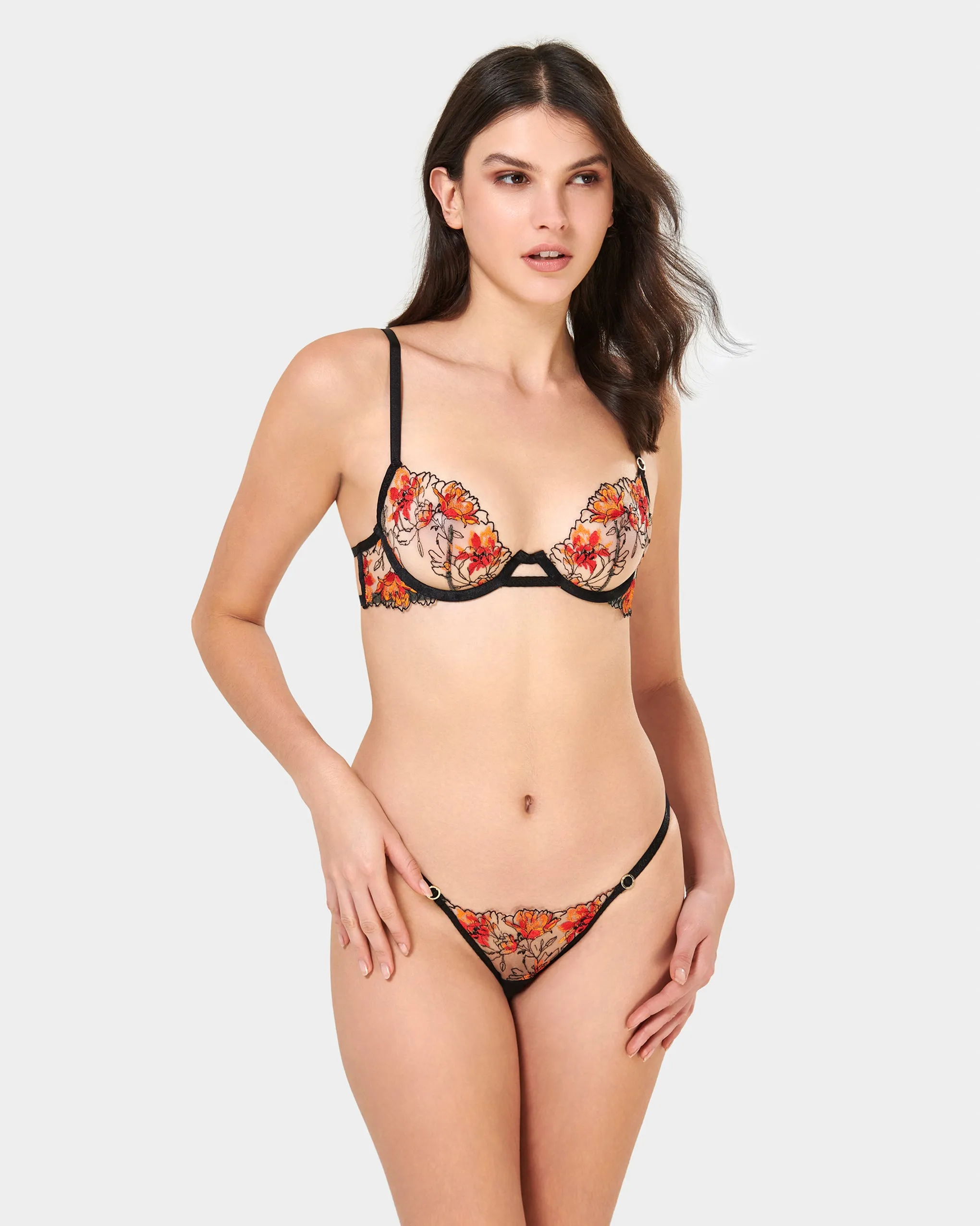 Calista Brief Black/Red