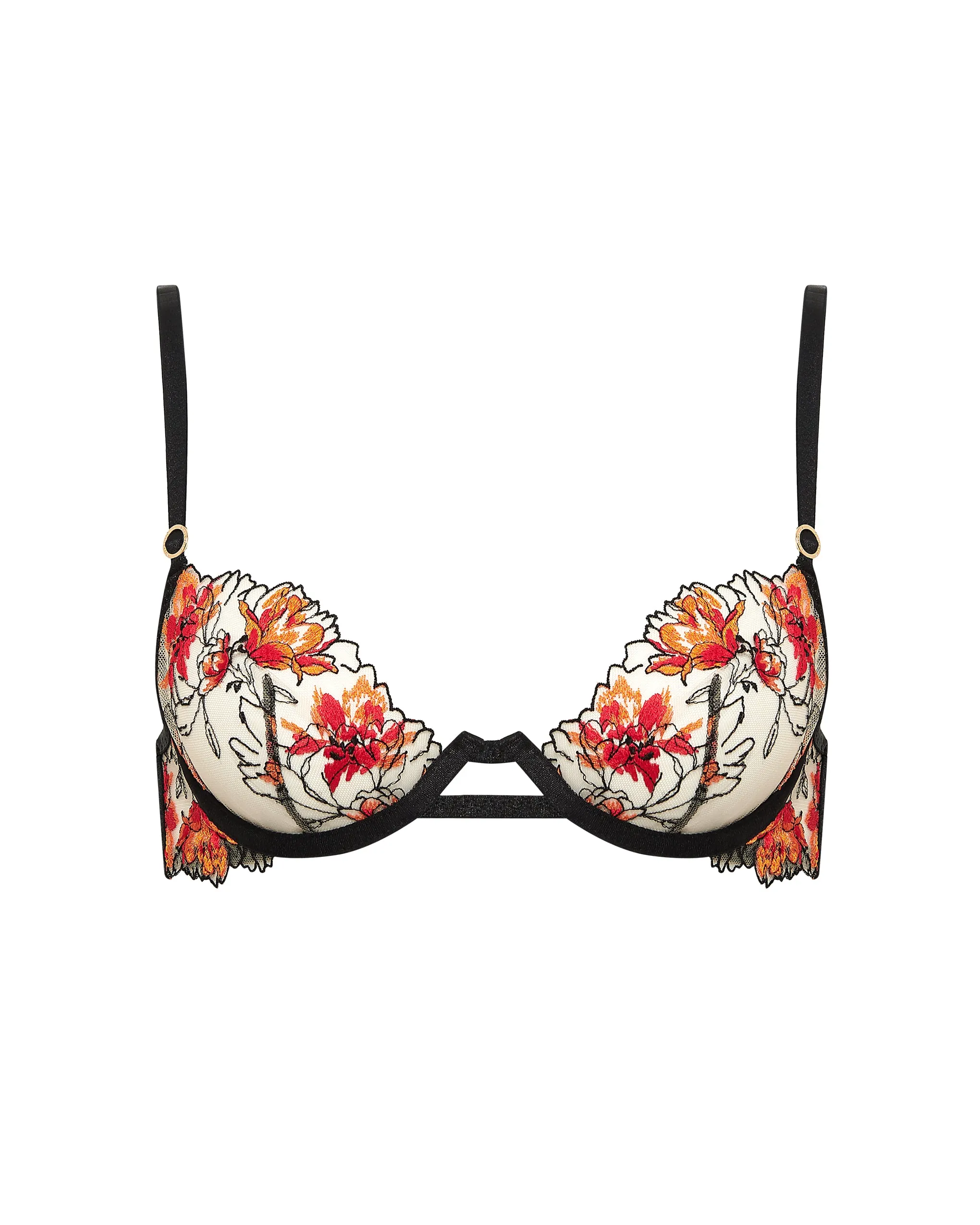 Calista Wired Bra Black/Red
