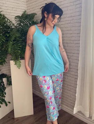 Cool Girl Cabana Tank & Capri Set