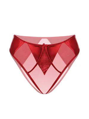 Crimson Charm Panties