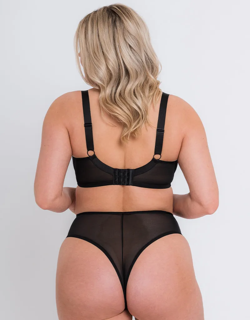 Curvy Kate Amaze Balcony Side Support Bra Black
