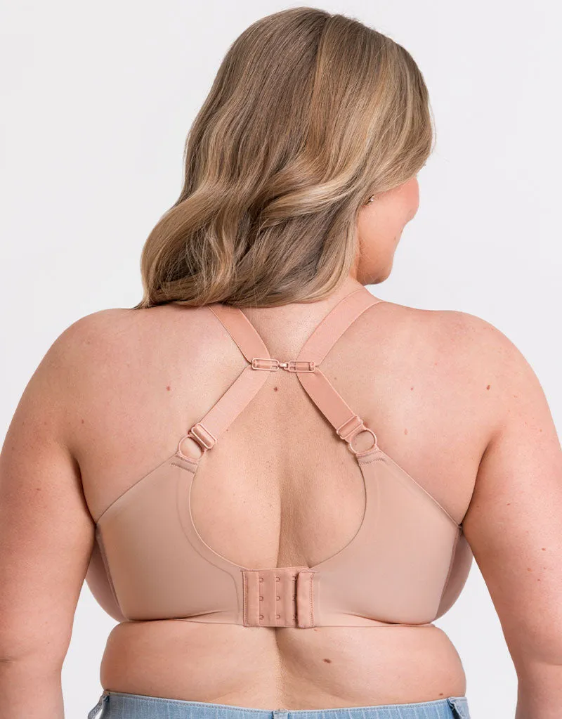 Curvy Kate Smoothie Spacer Moulded T-Shirt Plunge Bra Latte