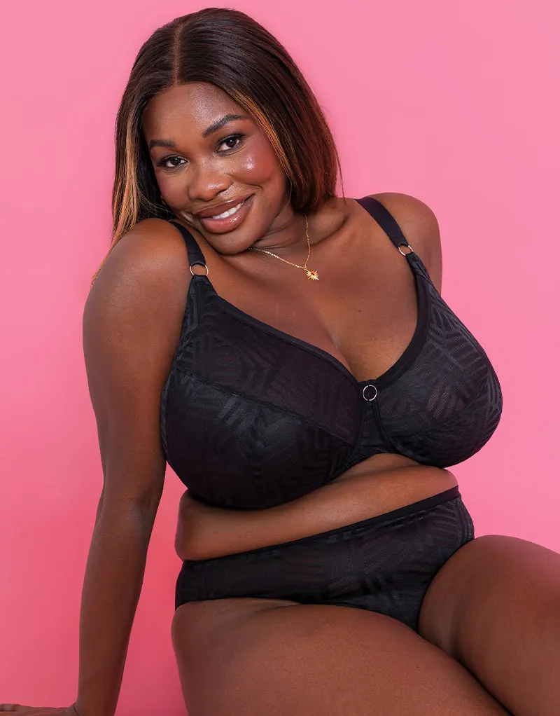 Curvy Kate WonderFull Vibe Full Cup Side Support Bra Black
