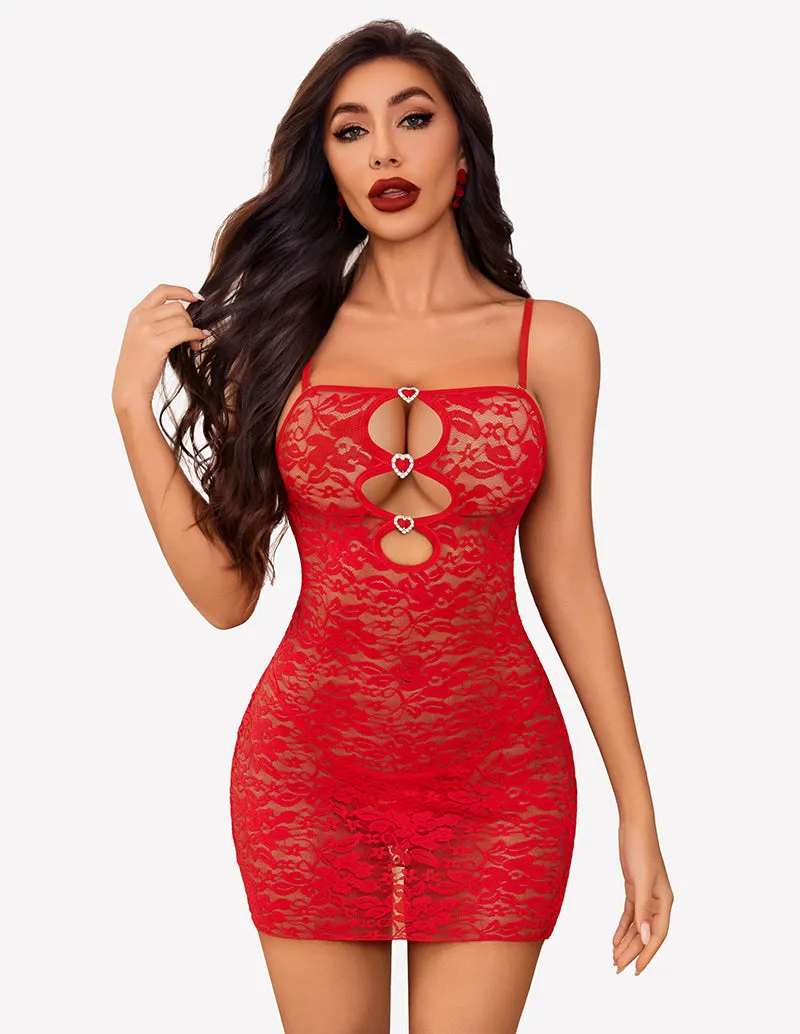 Cutout Chemise Exotic Boudoir Outfits