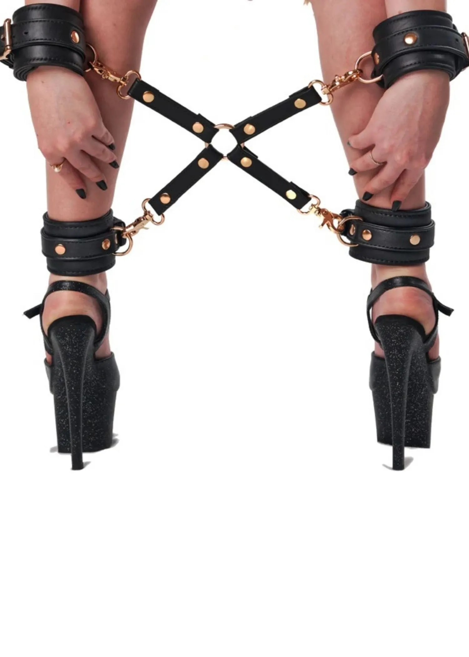 Dark Secret Leather Ankle Cuff