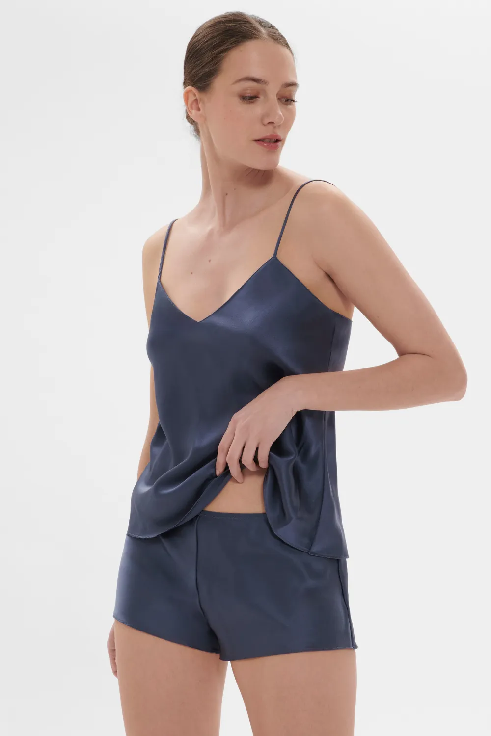 Dream Silk Camisole Cinder Blue