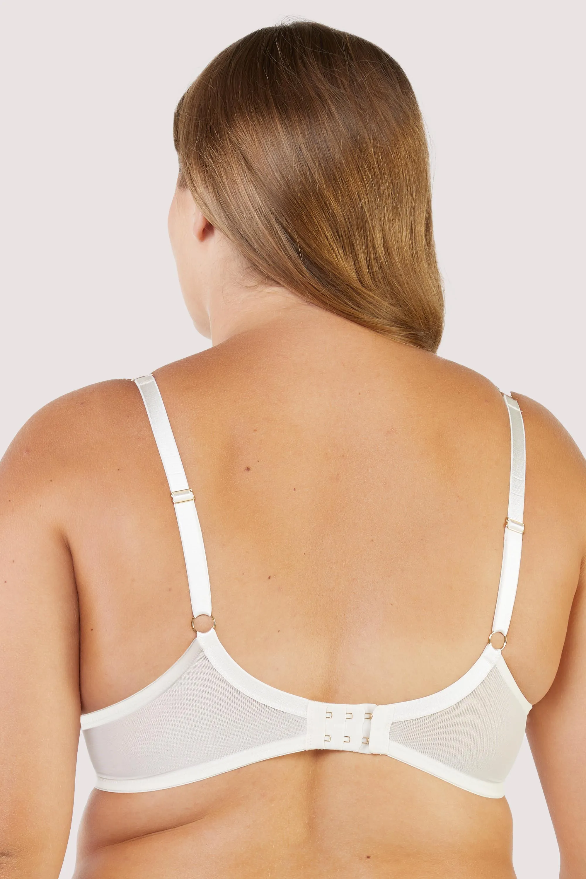 Ellery Classic Pale Rose Lace High Apex Bra
