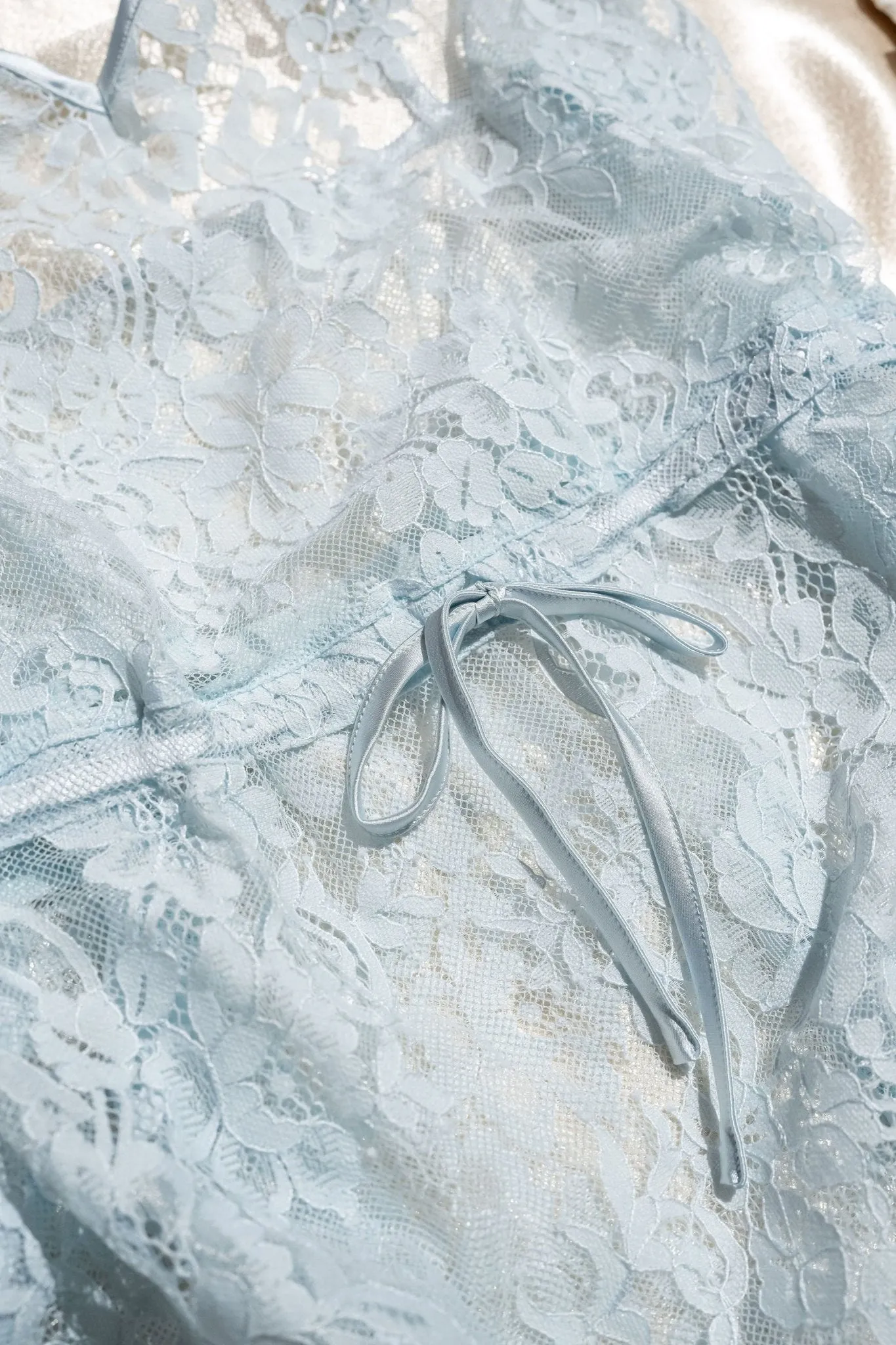 Eyelash Lace Babydoll - Something Blue