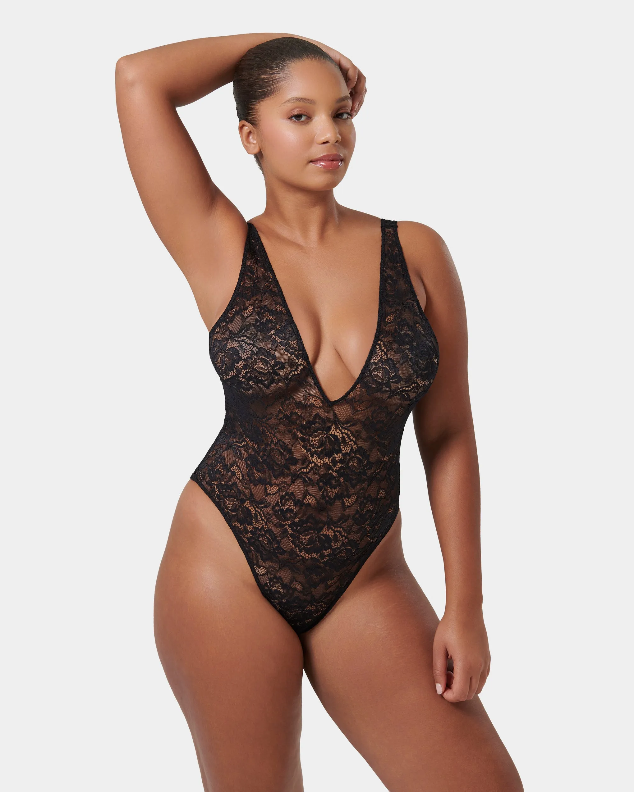 Fallon Soft Bodysuit Black