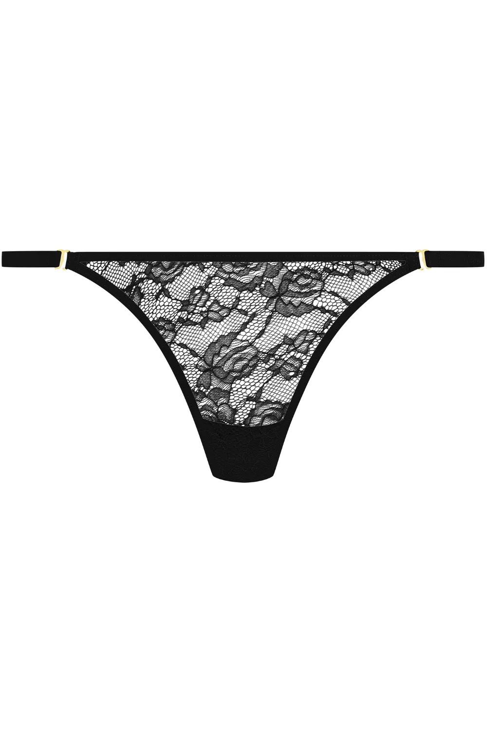 Flashback Lace Mini Thong Black