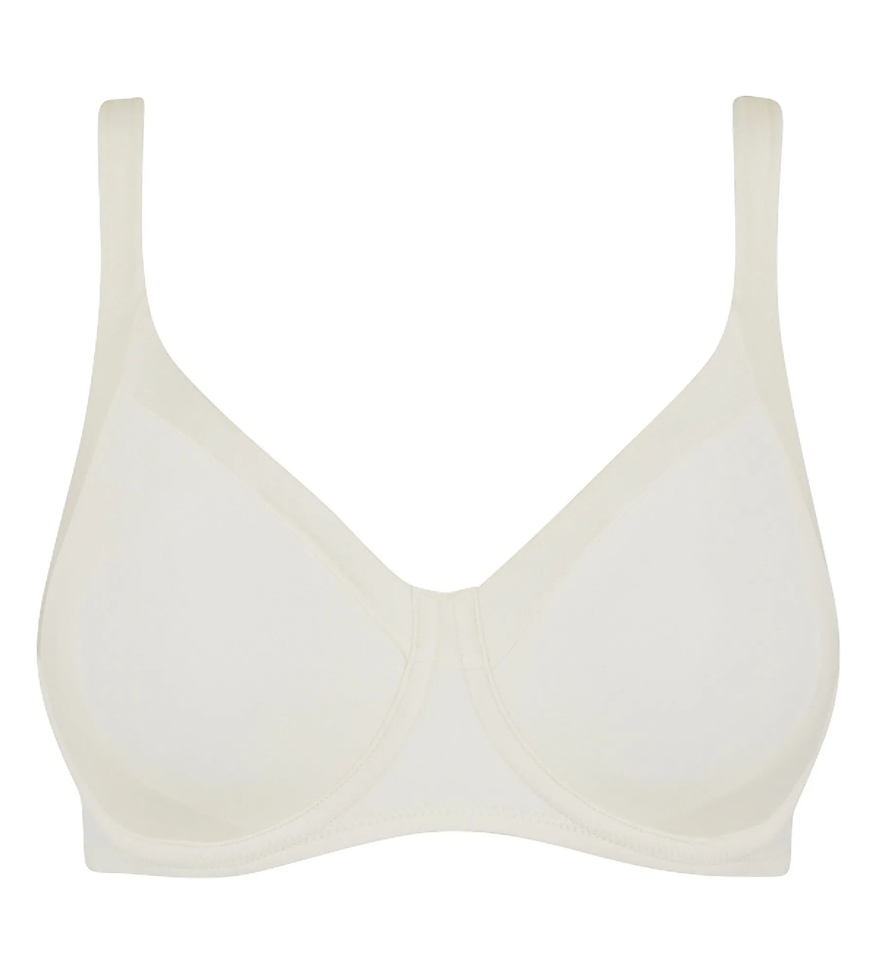 Generous Invisible Dim underwire push-up bra with mother-of-pearl