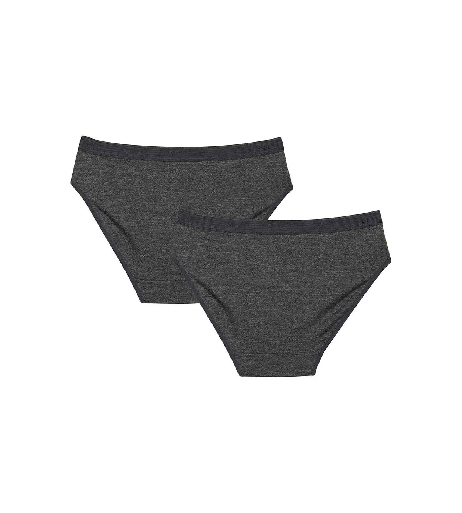 Girl's Dark Chiné Microfibre Panties Dim Micro