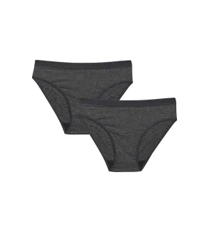 Girl's Dark Chiné Microfibre Panties Dim Micro