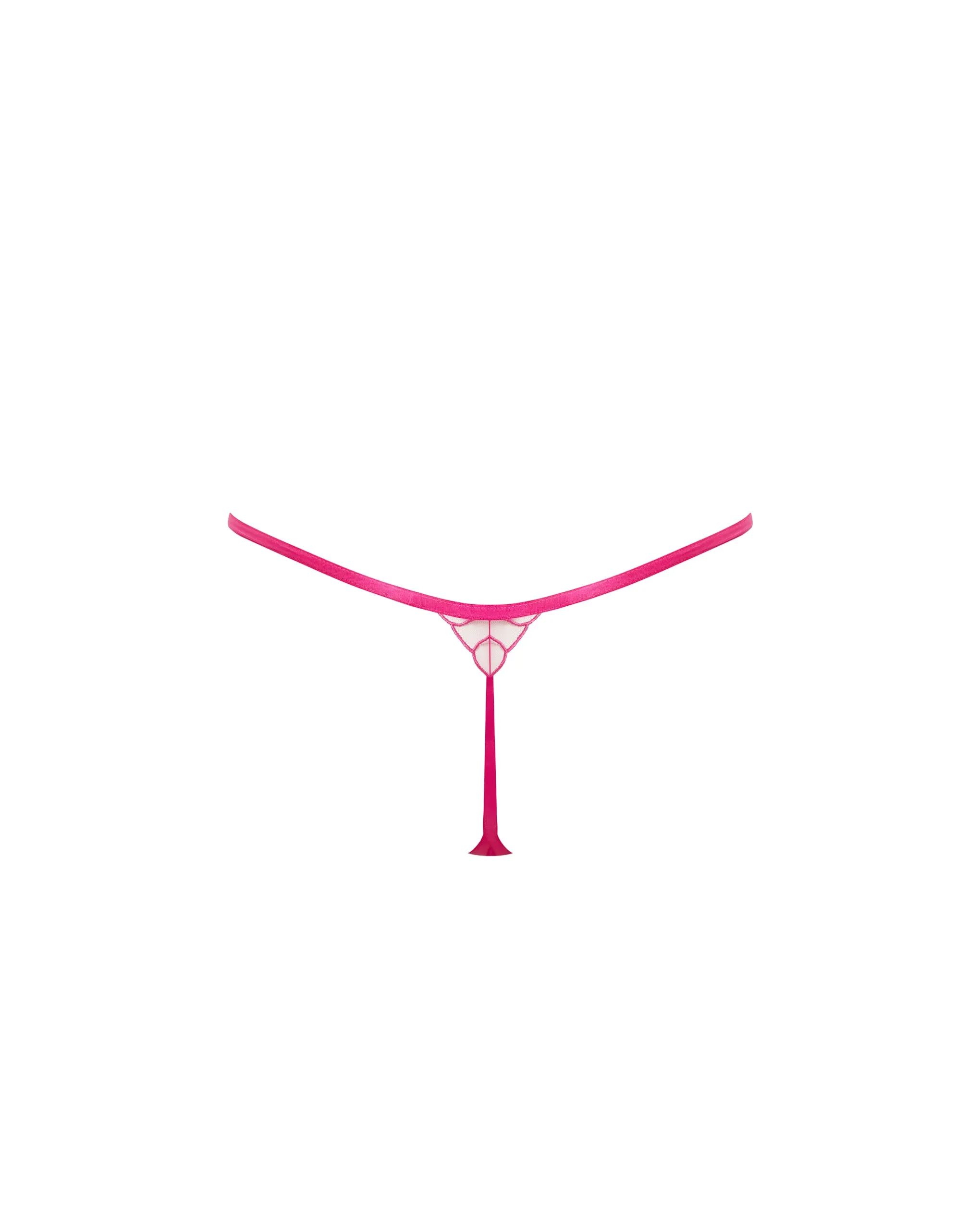 Imogen Thong Fuchsia Pink/Sheer