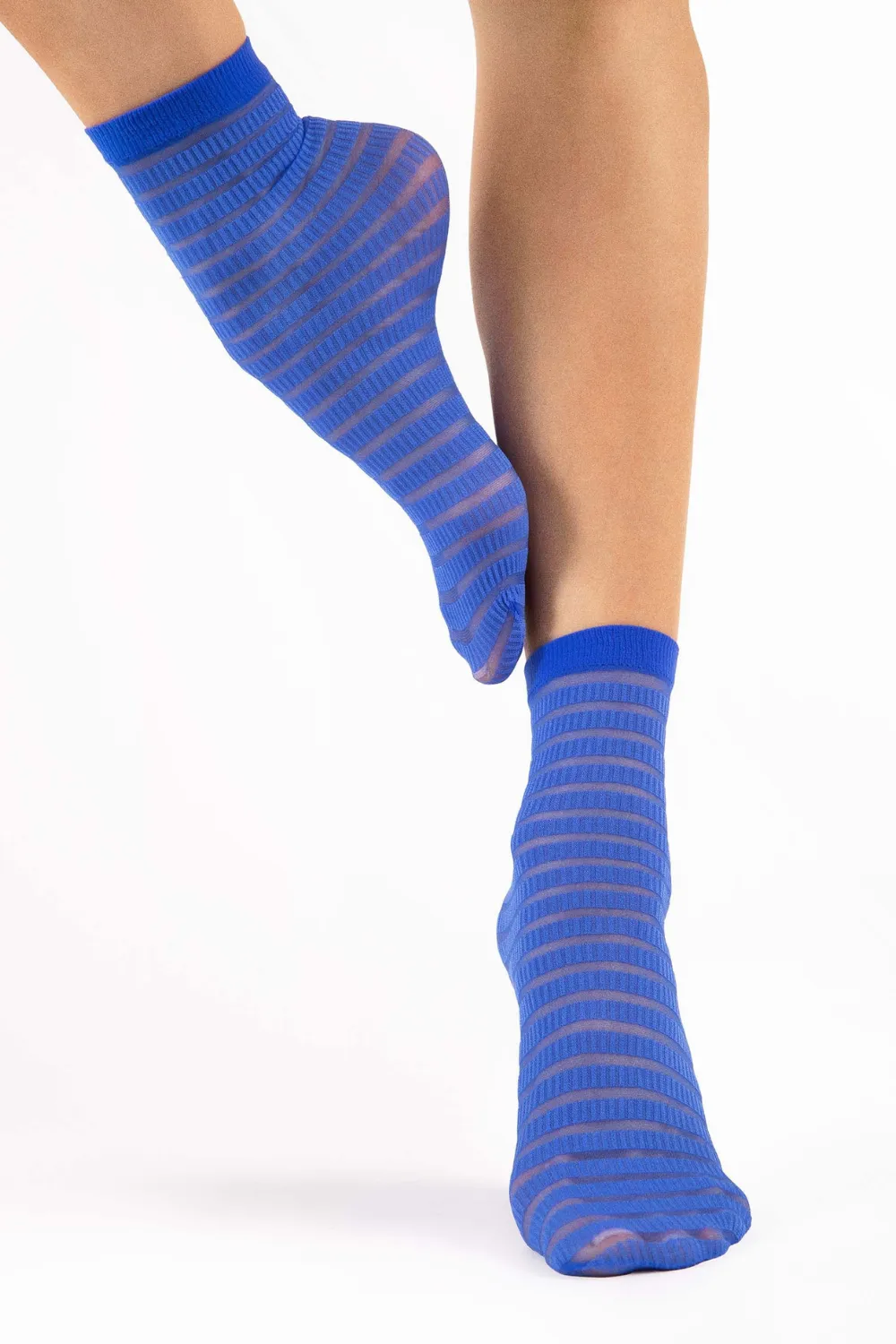Izzy Striped Socks 20 Denier