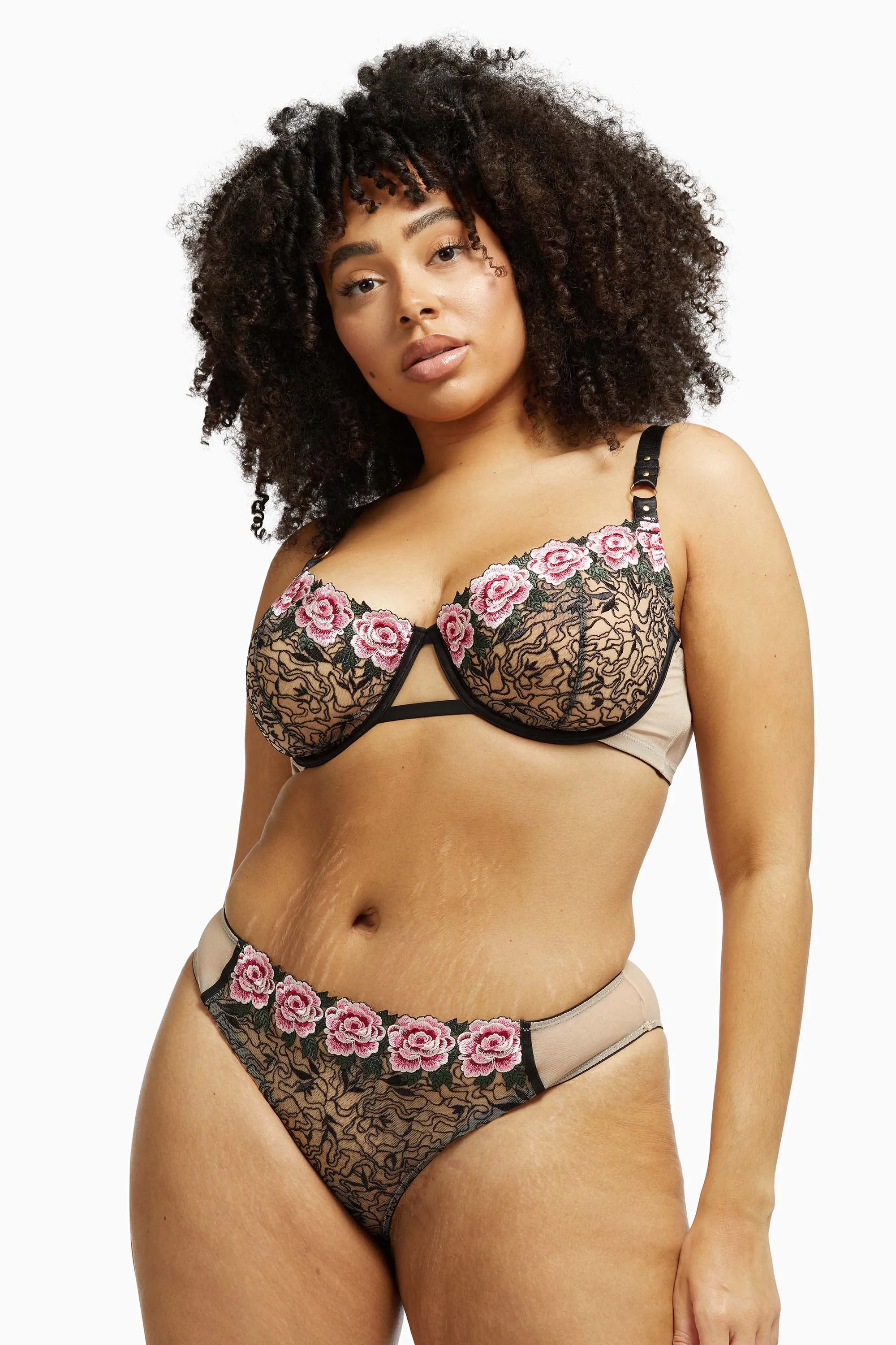 Katy Rose Embroidered Bra Core