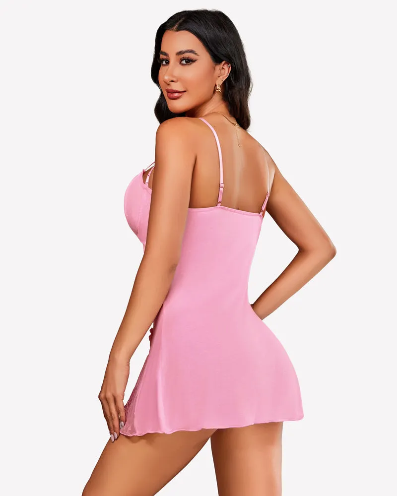 Lace Modal Full Slip Nightdress