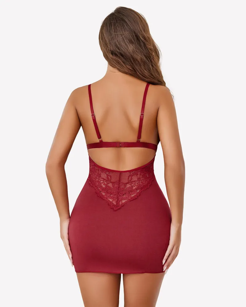 Lace Soft Chemise Slip Nighties