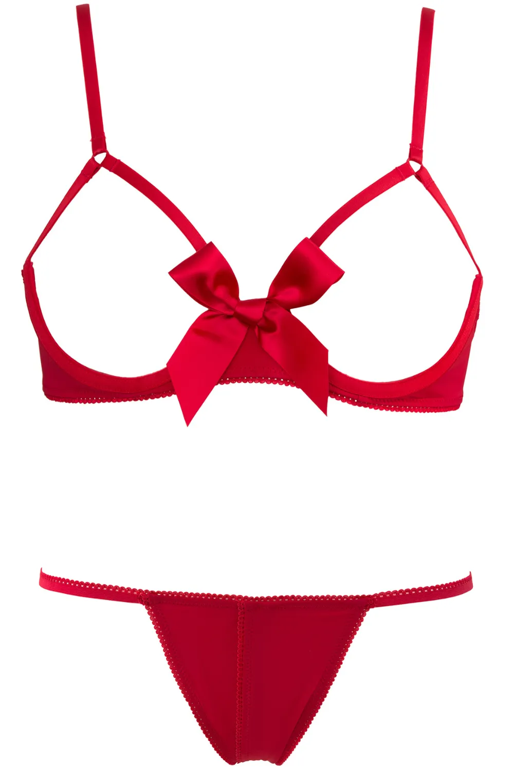 Le Petit Secret Cupless Bra & Openable Thong