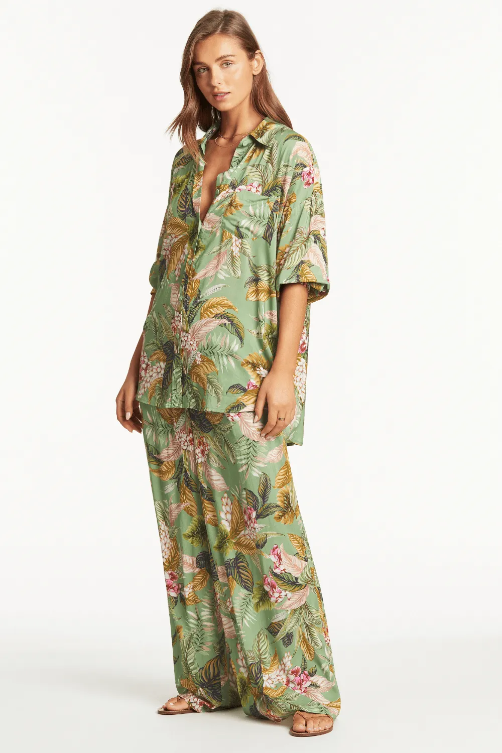 Lost Paradise Beach Shirt. Size S (UK 10)
