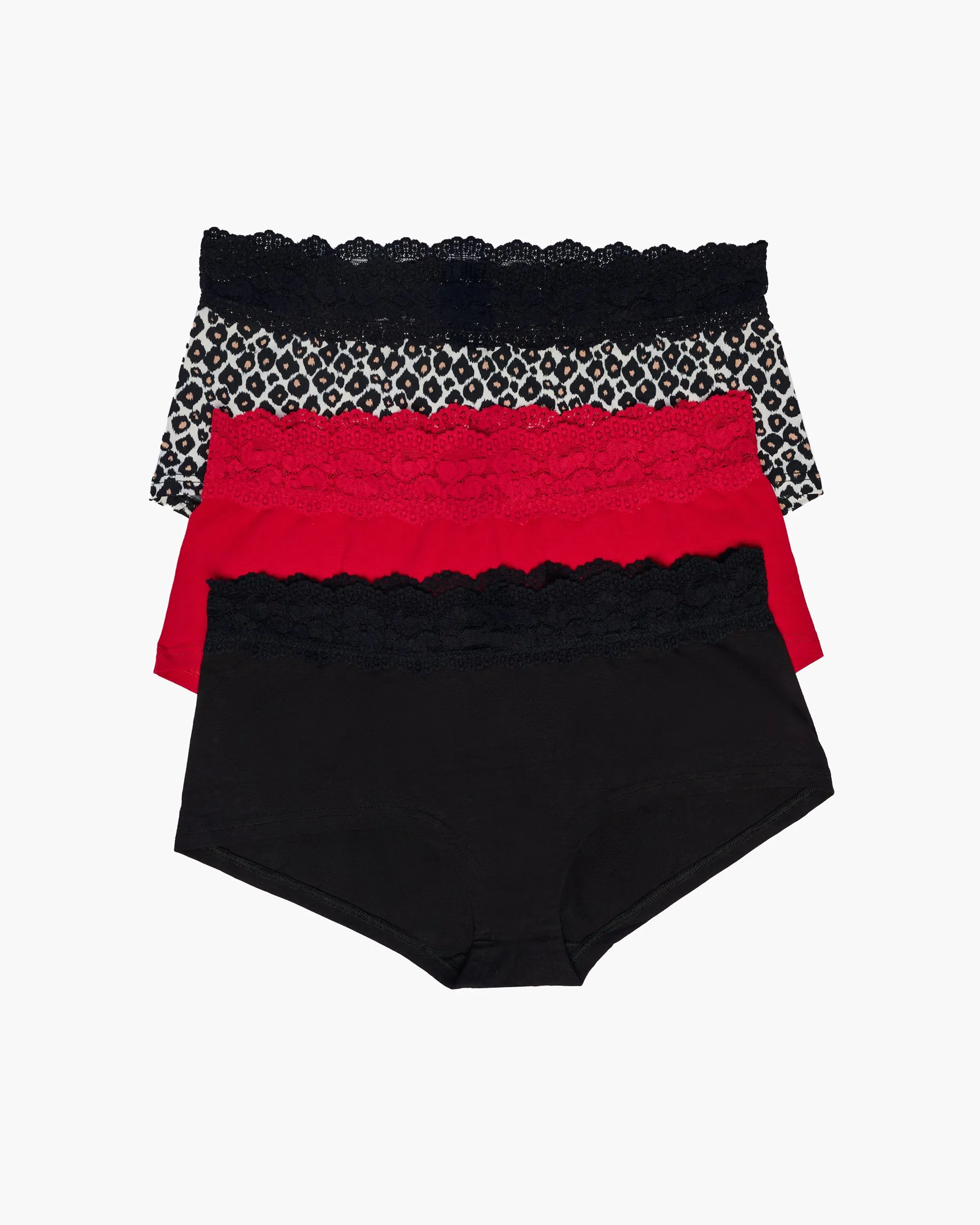 Love Plus Size Boyshort 3 Pack