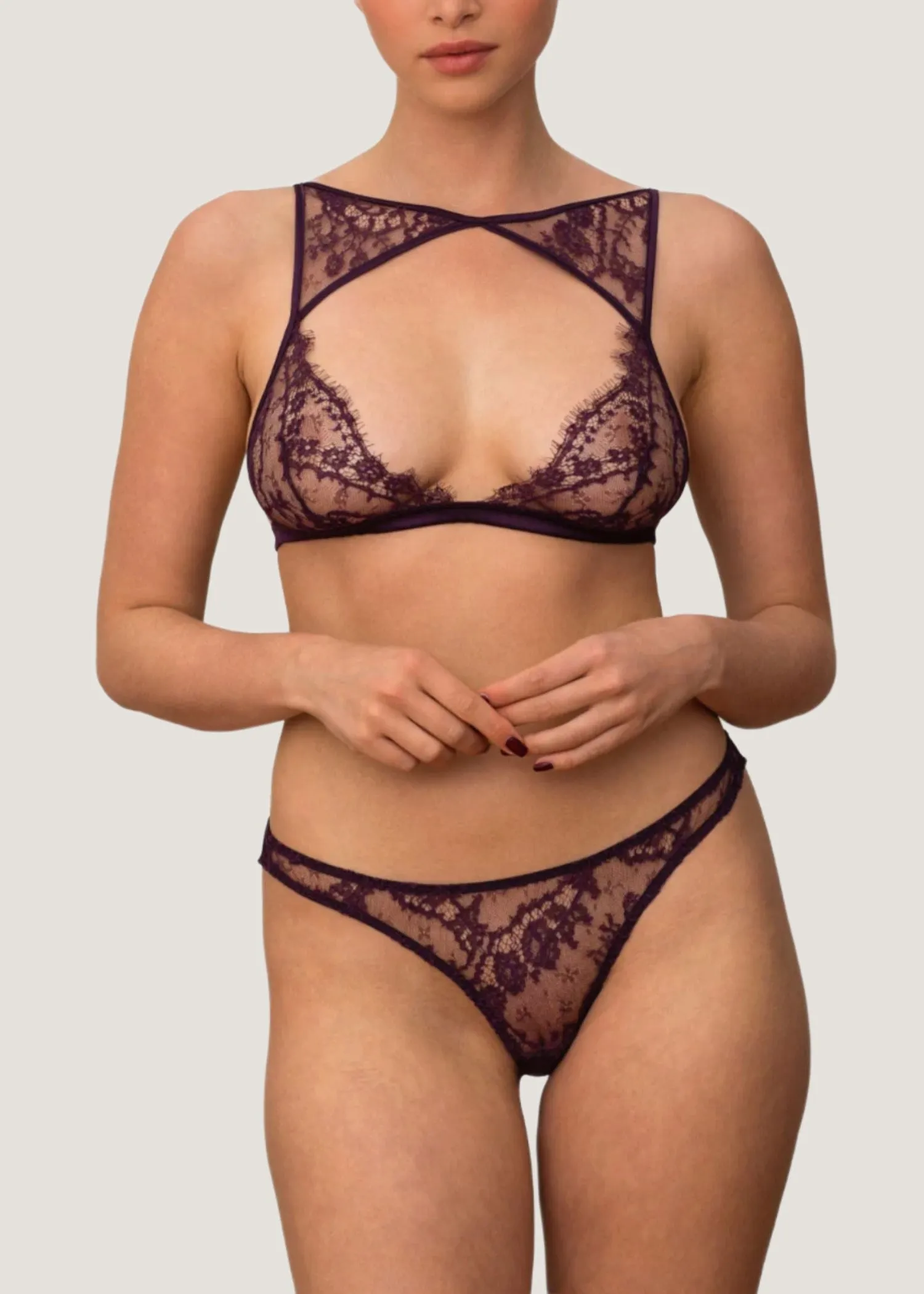 Lunaria Triangle Bra (Amethyst)