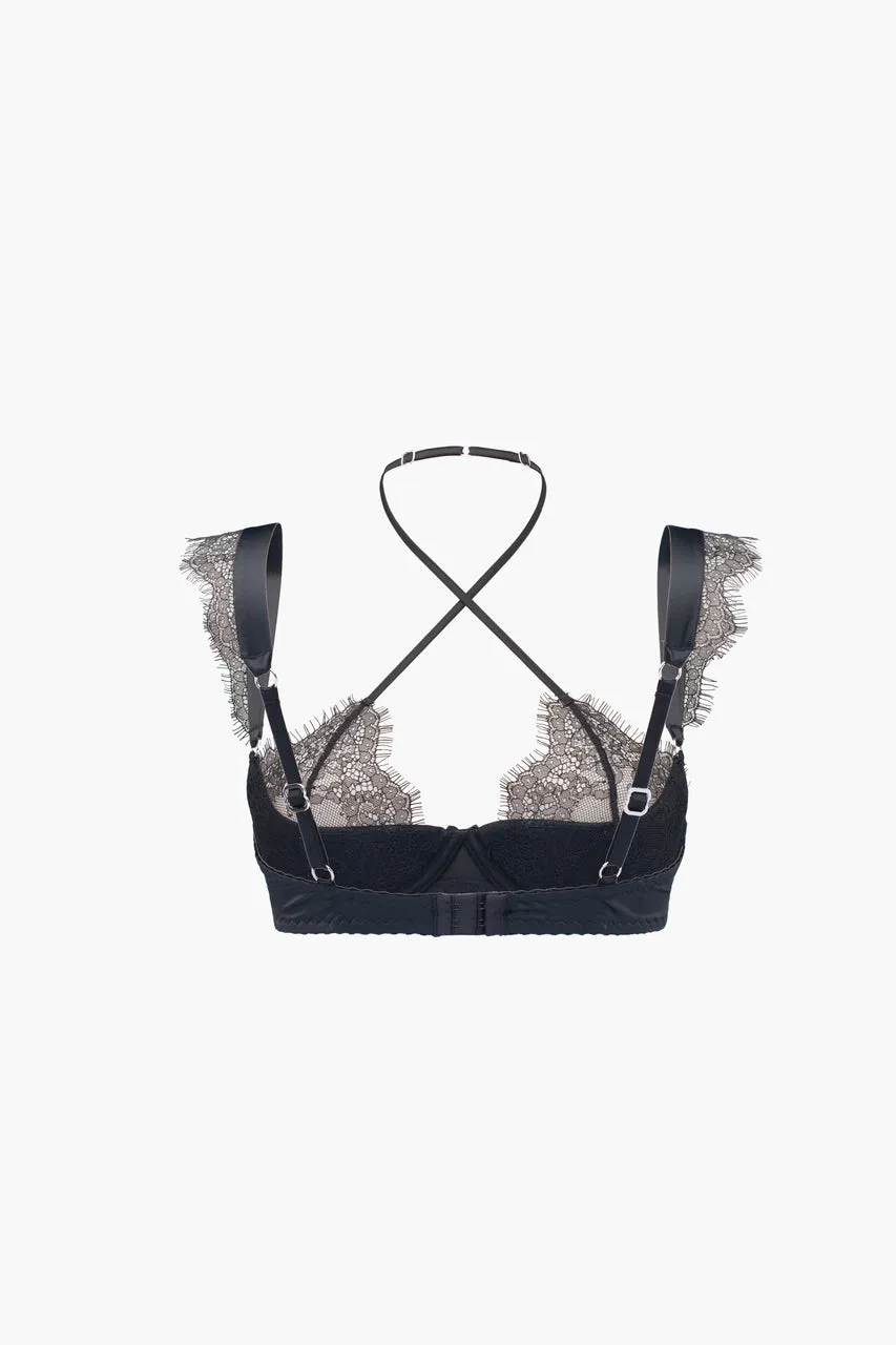 Marsala Bra in Black