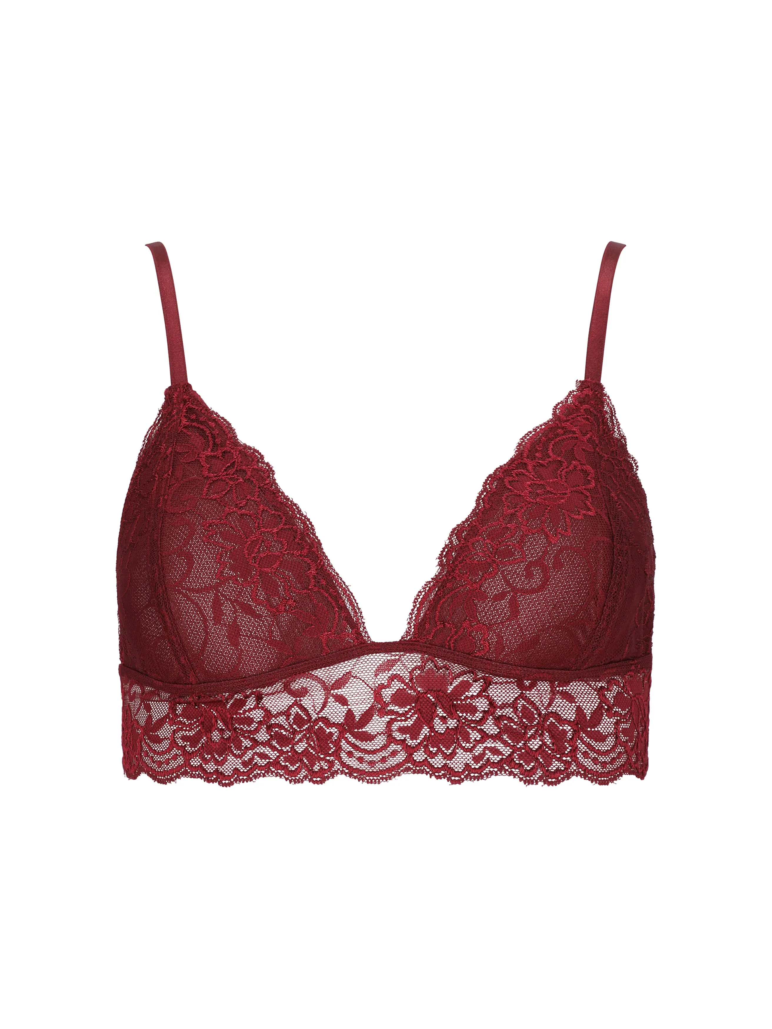 Michelle Bralette - Burgundy