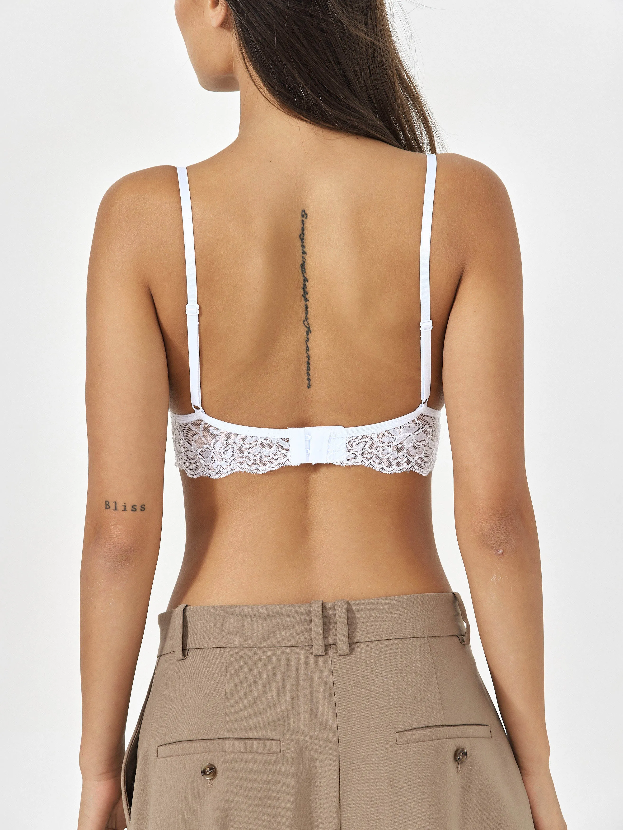 Michelle Bralette - White