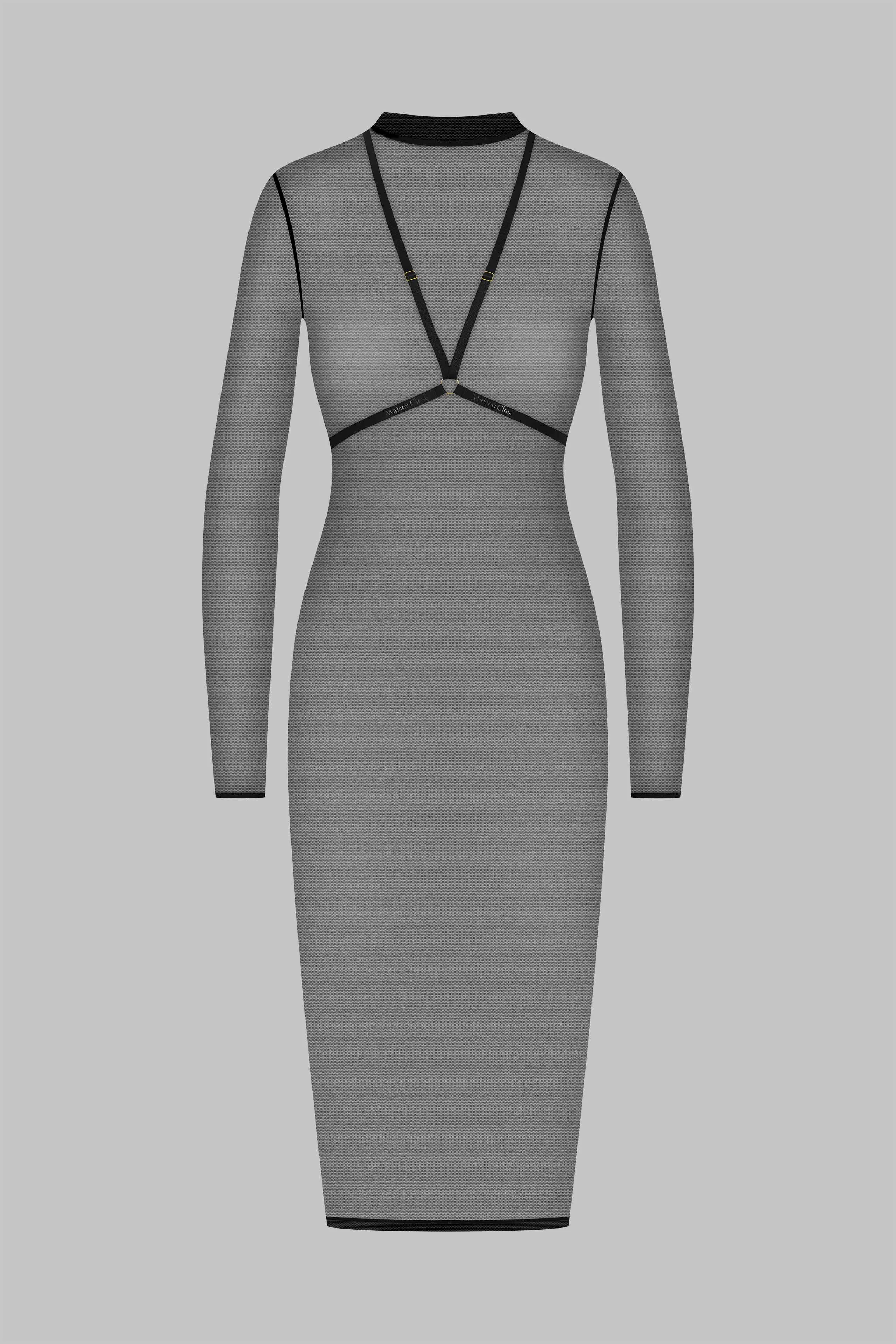 Midi dress with harness - Corps à Corps
