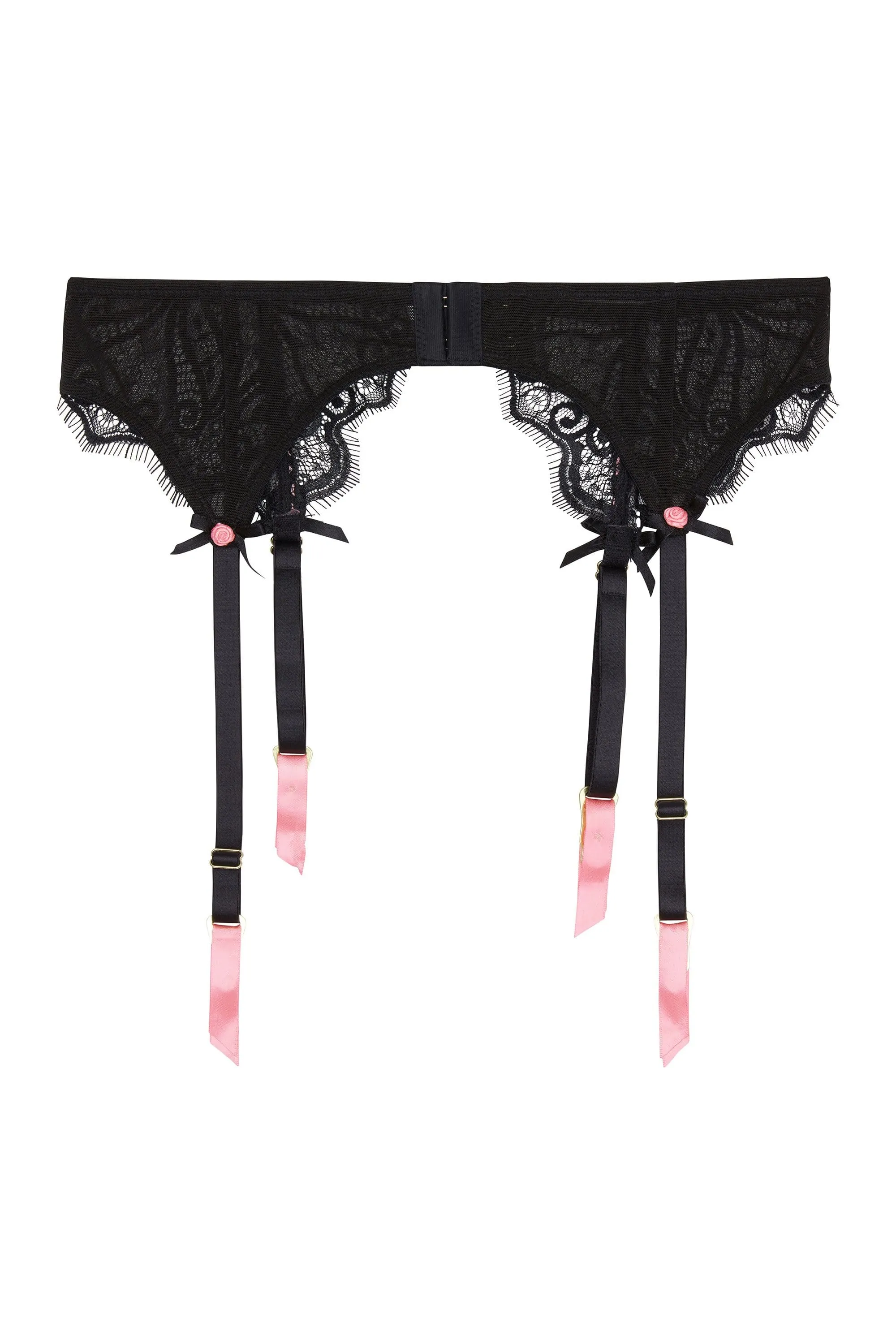 Monica Ribbon Slot Suspender Belt