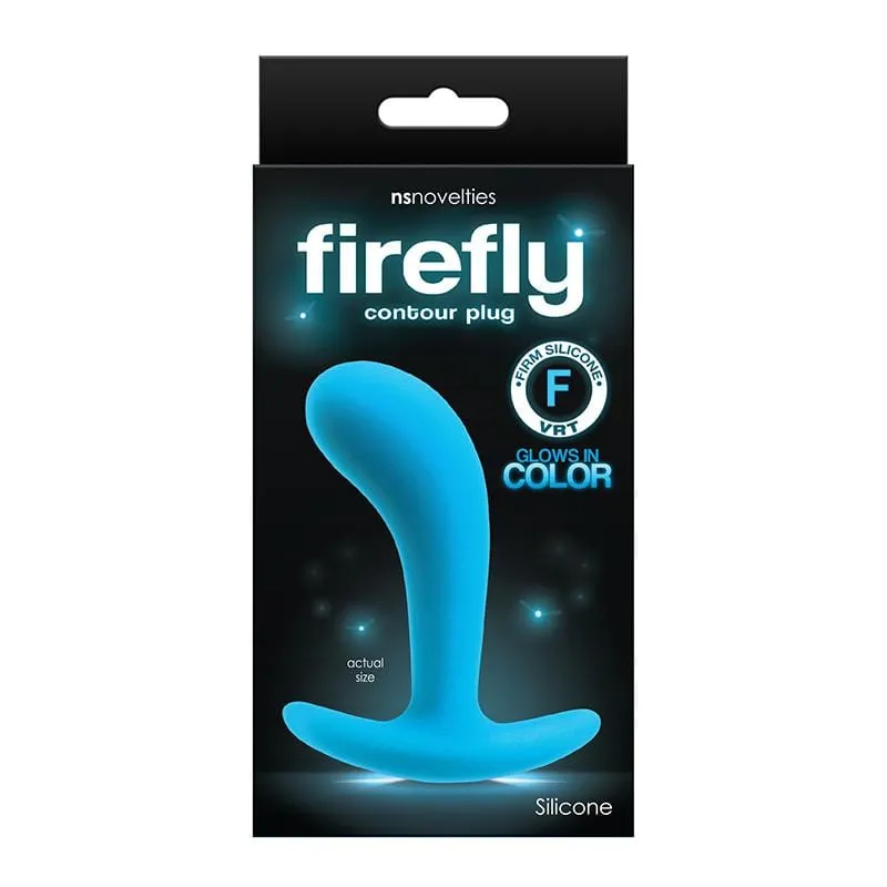 NS Novelties Firefly Contour Medium Blue Plug