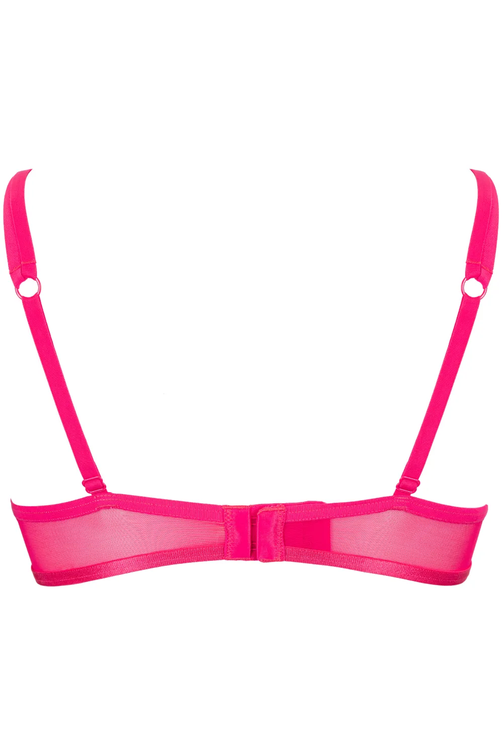 Oiseau de Paradis Wired Triangle Bra in Cherry