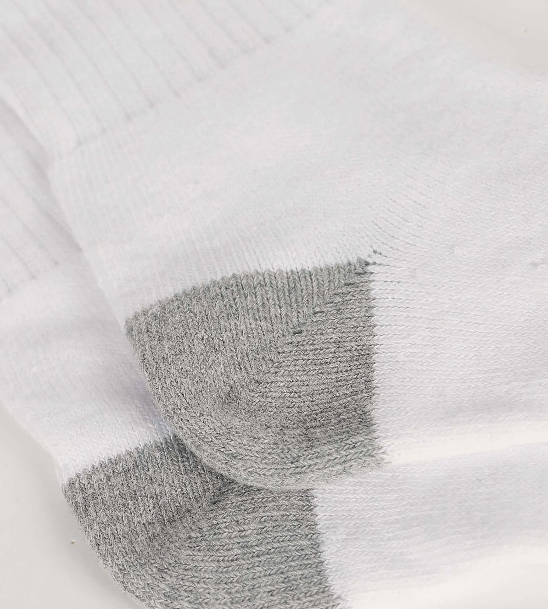 Pack of 5 pairs of EcoDim Sport Men's White and Grey Socks