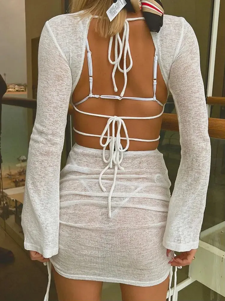 #PB Elegant Bandage Mini Dress