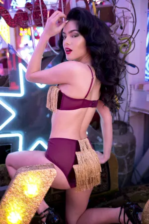 Peek & Beau - Major Velvet High Waist Brief
