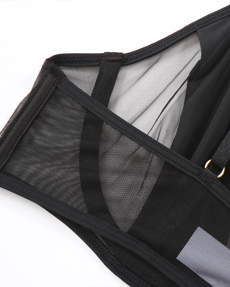 Push Up Mesh Hollow Bra