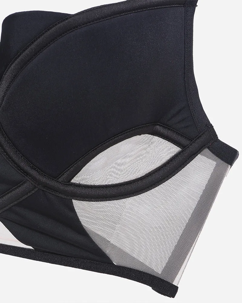 Push Up Mesh Hollow Bra