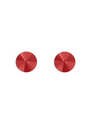 Red round metal nipple pasties