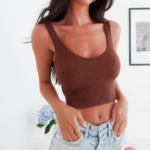 Ribbed Tank Top - Copper