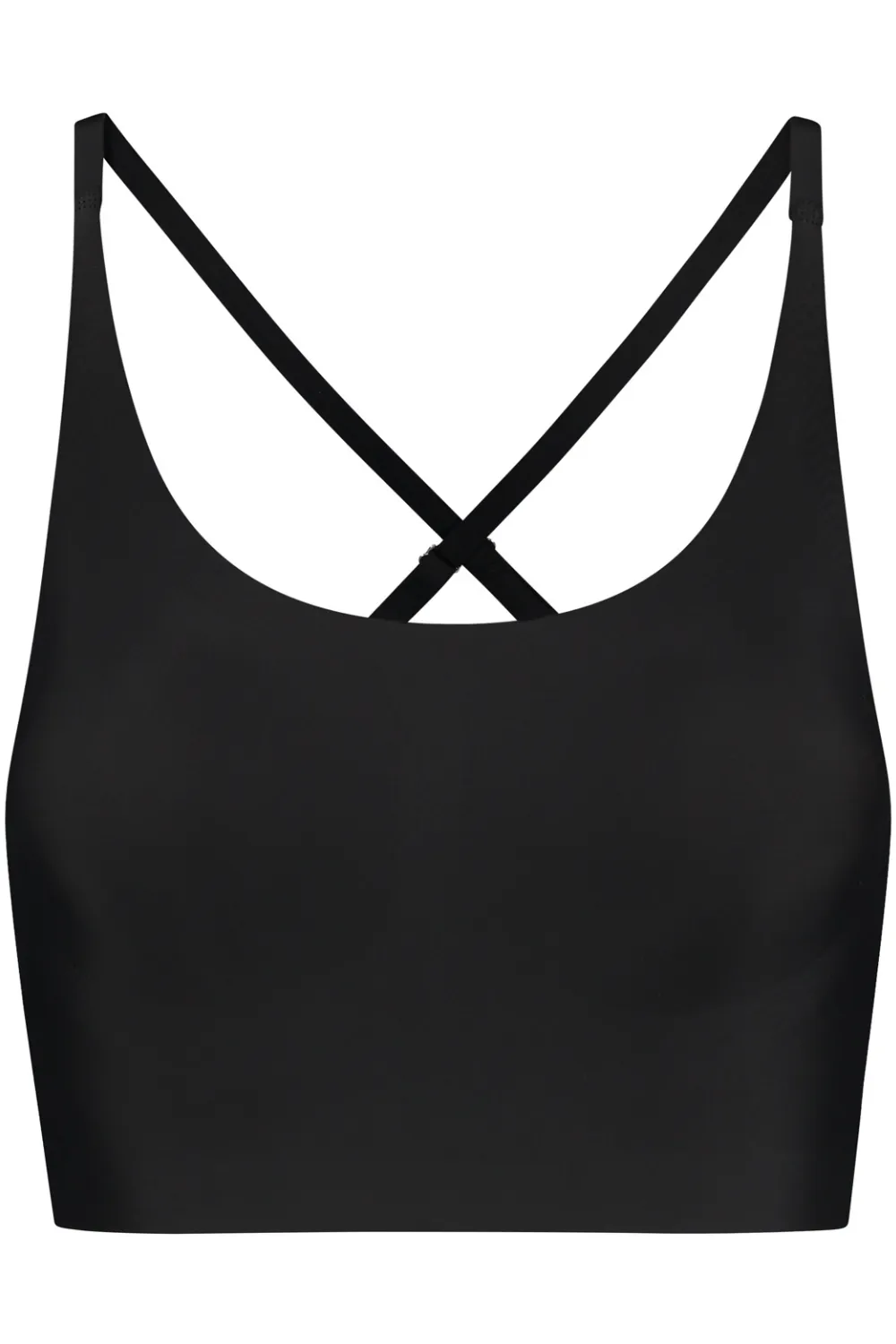 Round Neck Bra in Black