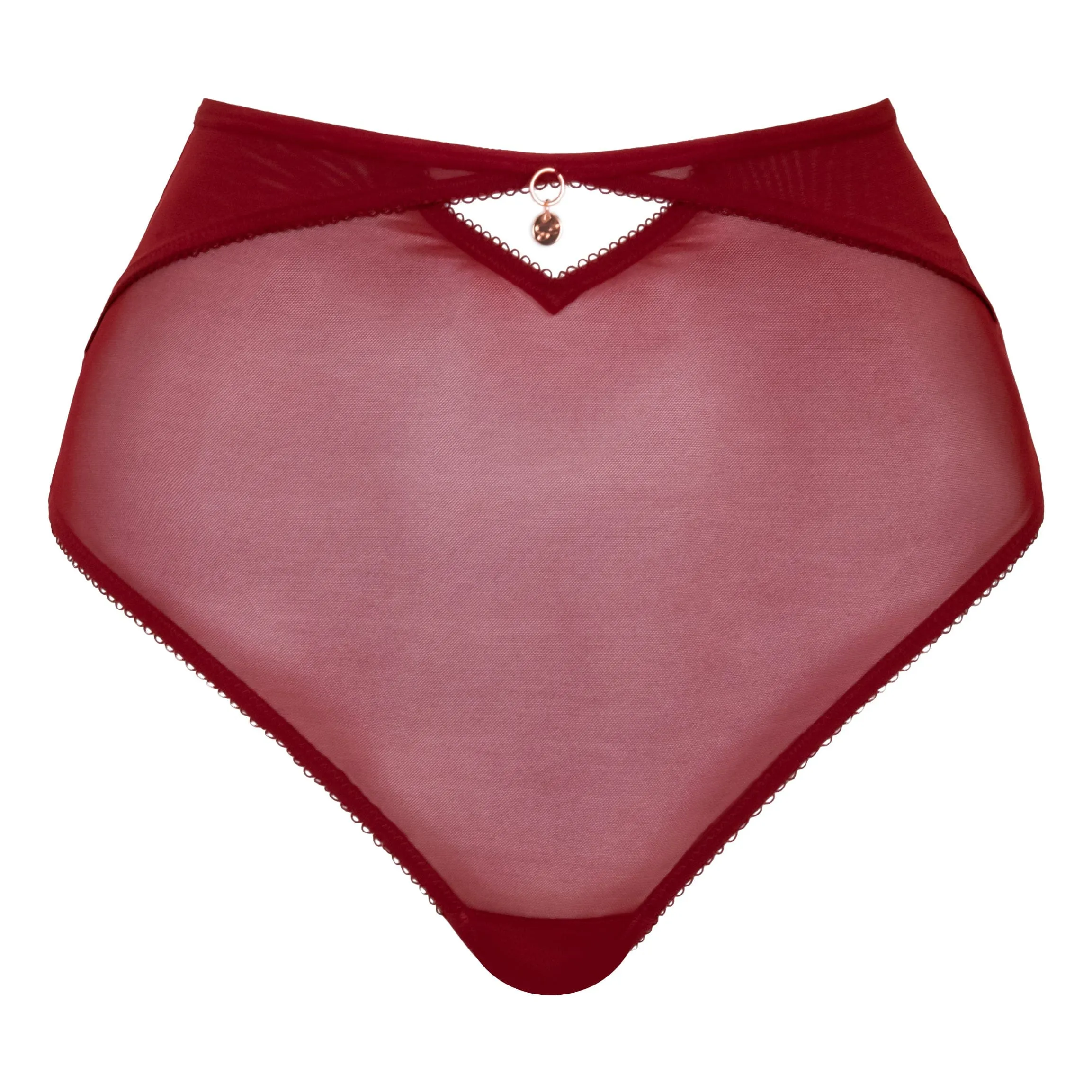 Scantilly Deep Red Unchained High Waist Brief
