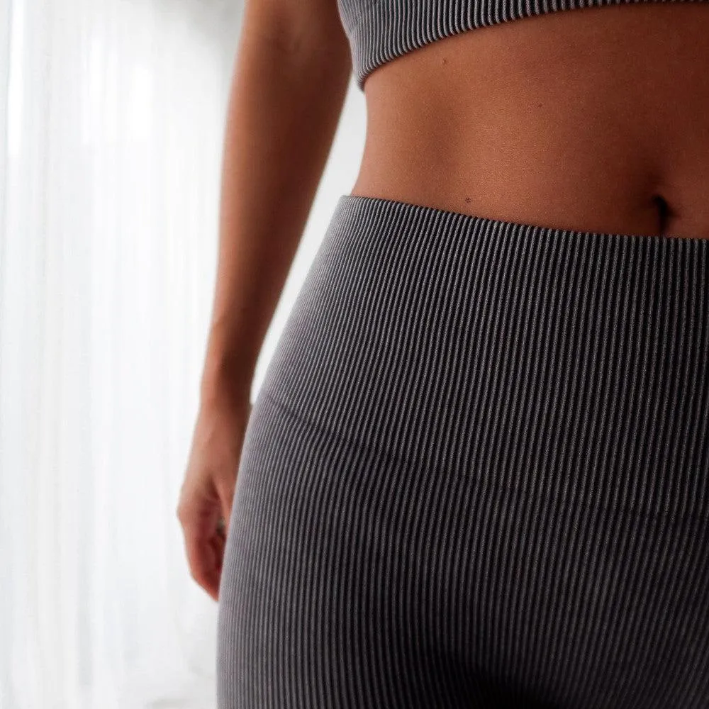 Seamless High Waist Leggings- Grey
