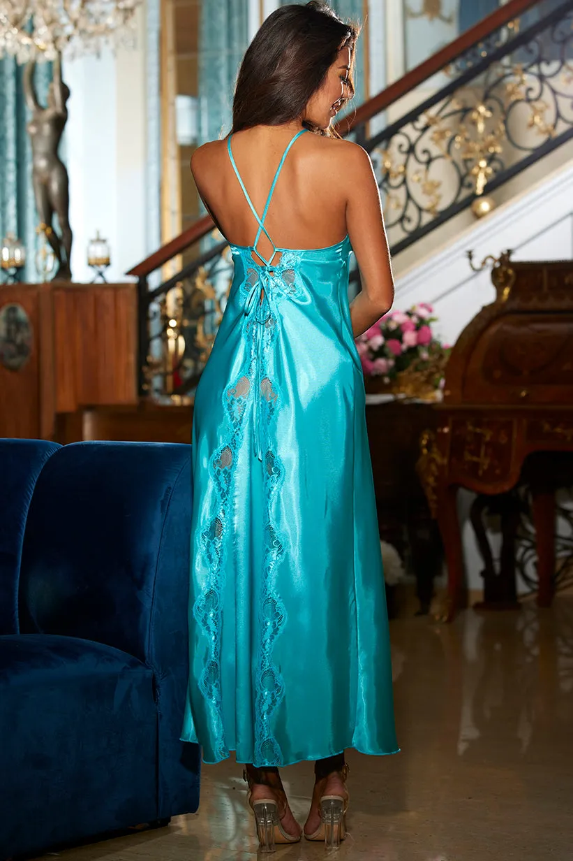 Silky Satin Long Gown