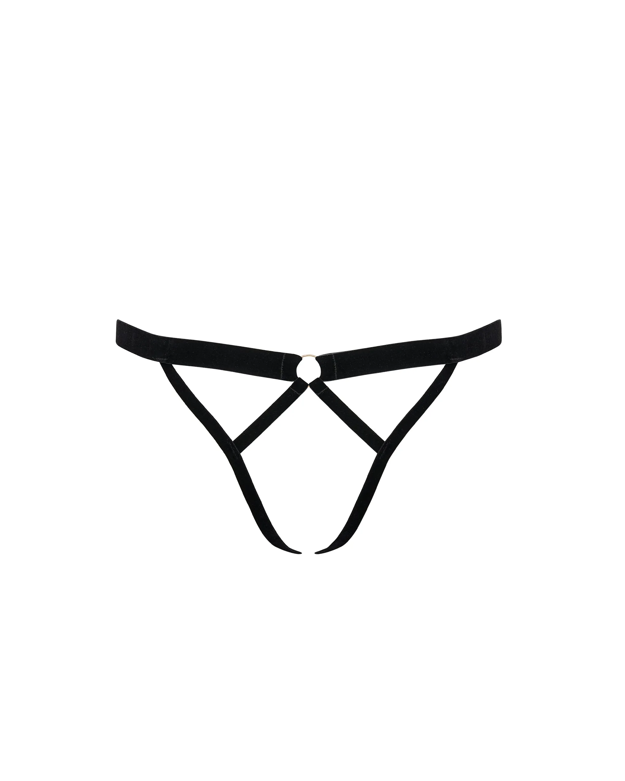 Simone Ouvert Brief Black/Gold