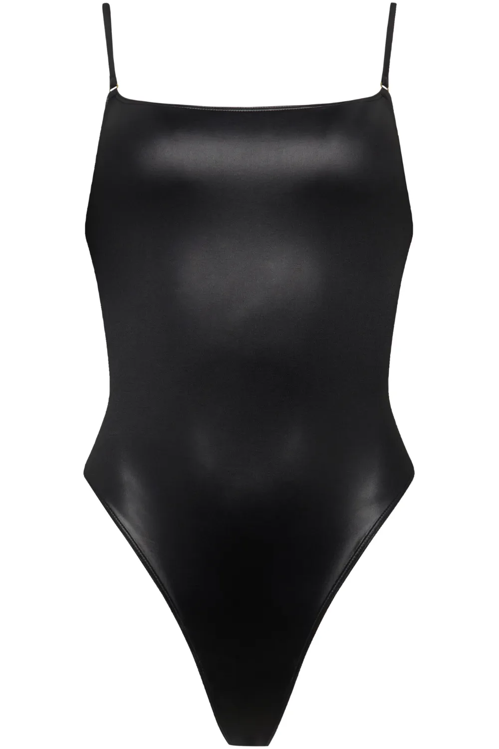 Splash Thong Swimsuit in Black