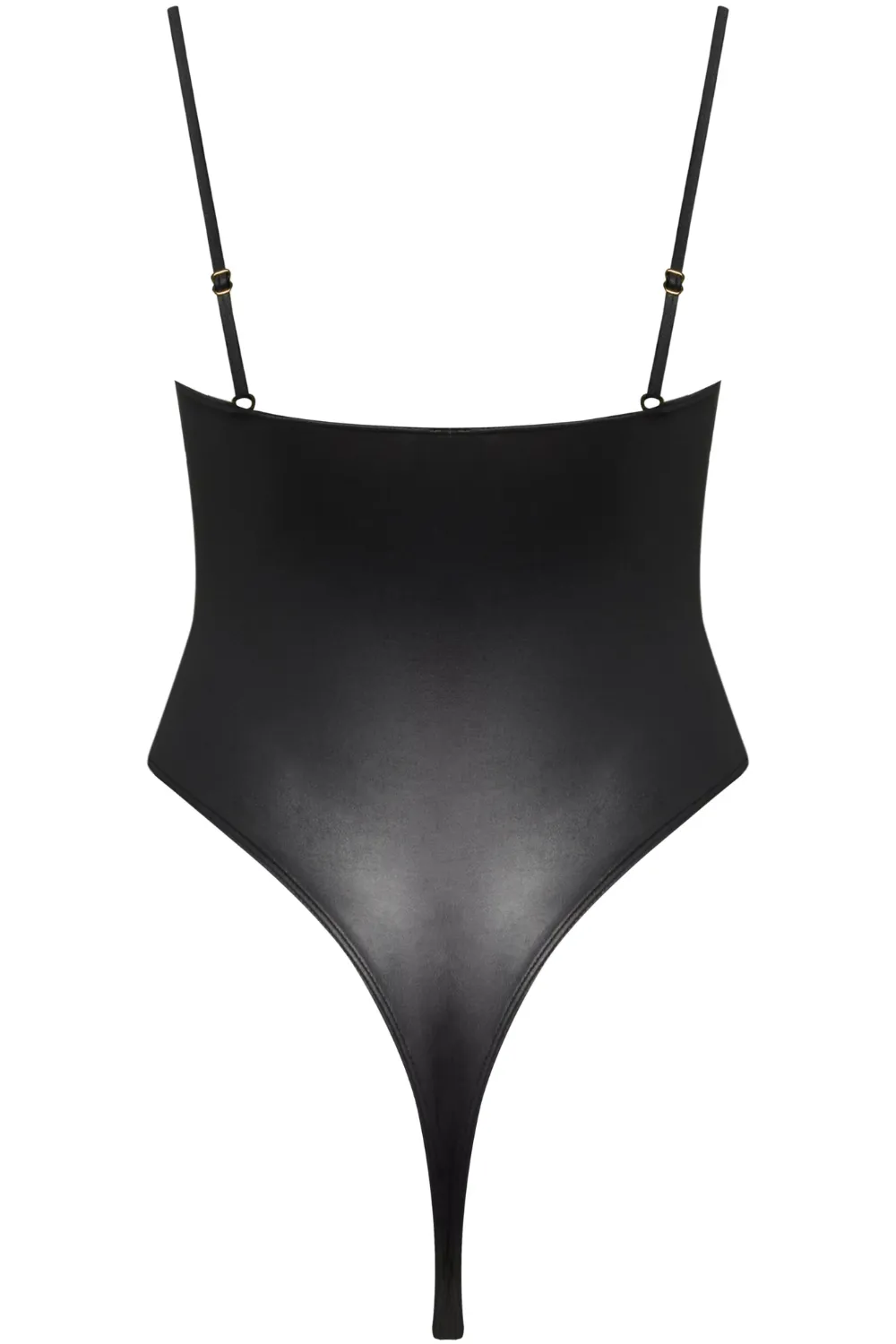 Splash Thong Swimsuit in Black